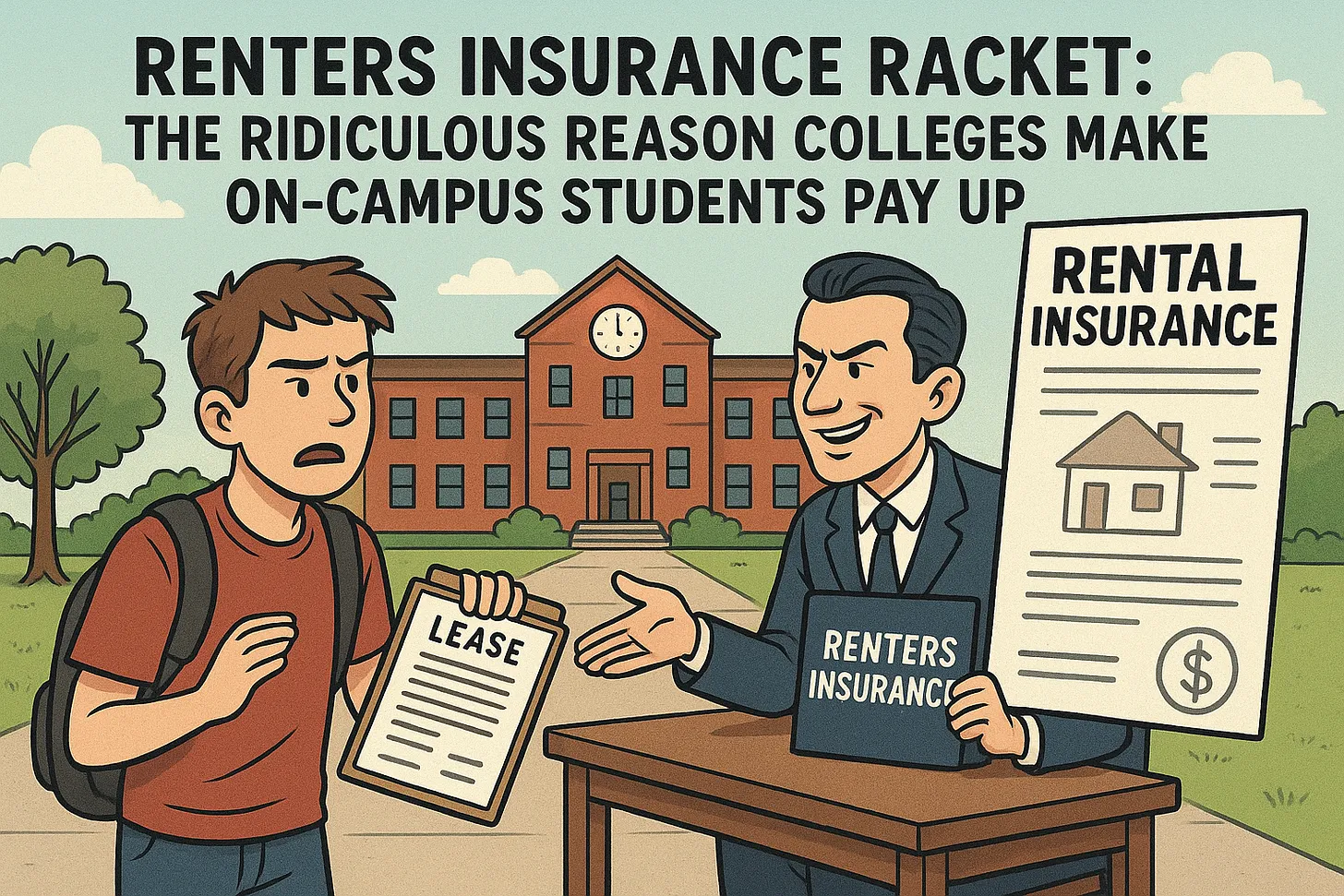 Renters Insurance Racket: The Ridiculous Reason Colleges Make On-Campus Students Pay Up