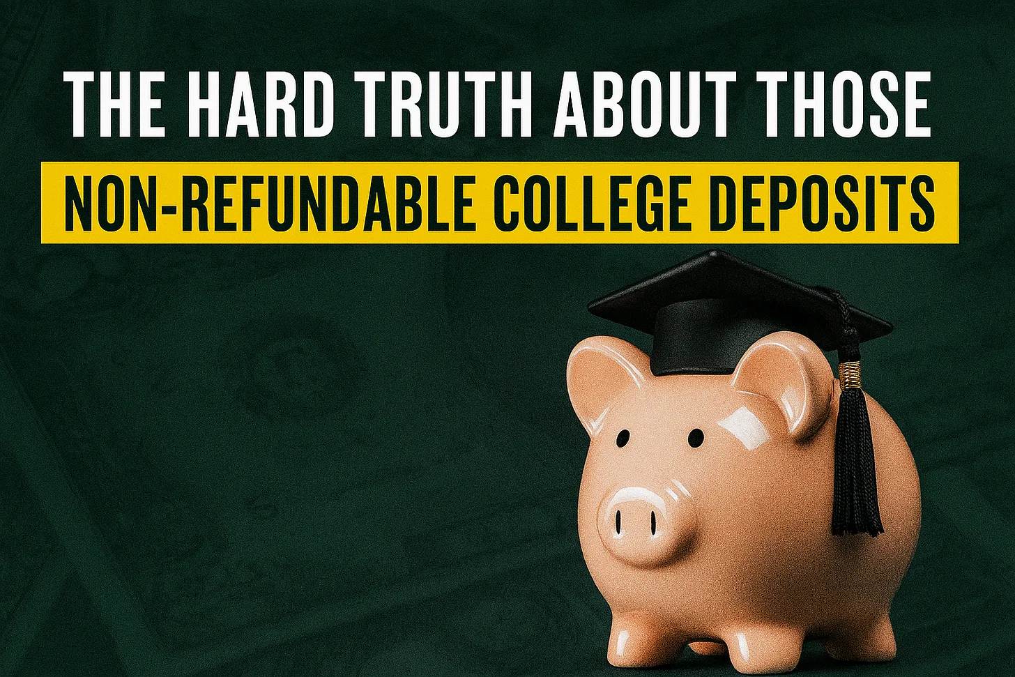 The Hard Truth About Those Non-Refundable College Deposits