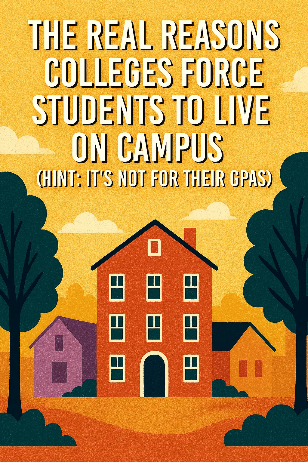 The Real Reasons Colleges Force Students to Live on Campus (Hint: It’s Not For Their GPAs)