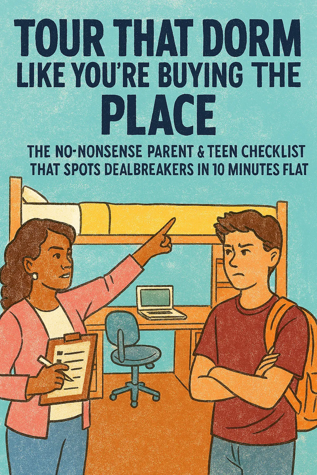 Tour That Dorm Like You’re Buying the Place: The No-Nonsense Parent & Teen Checklist That Spots Deal-Breakers in 10 Minutes Flat