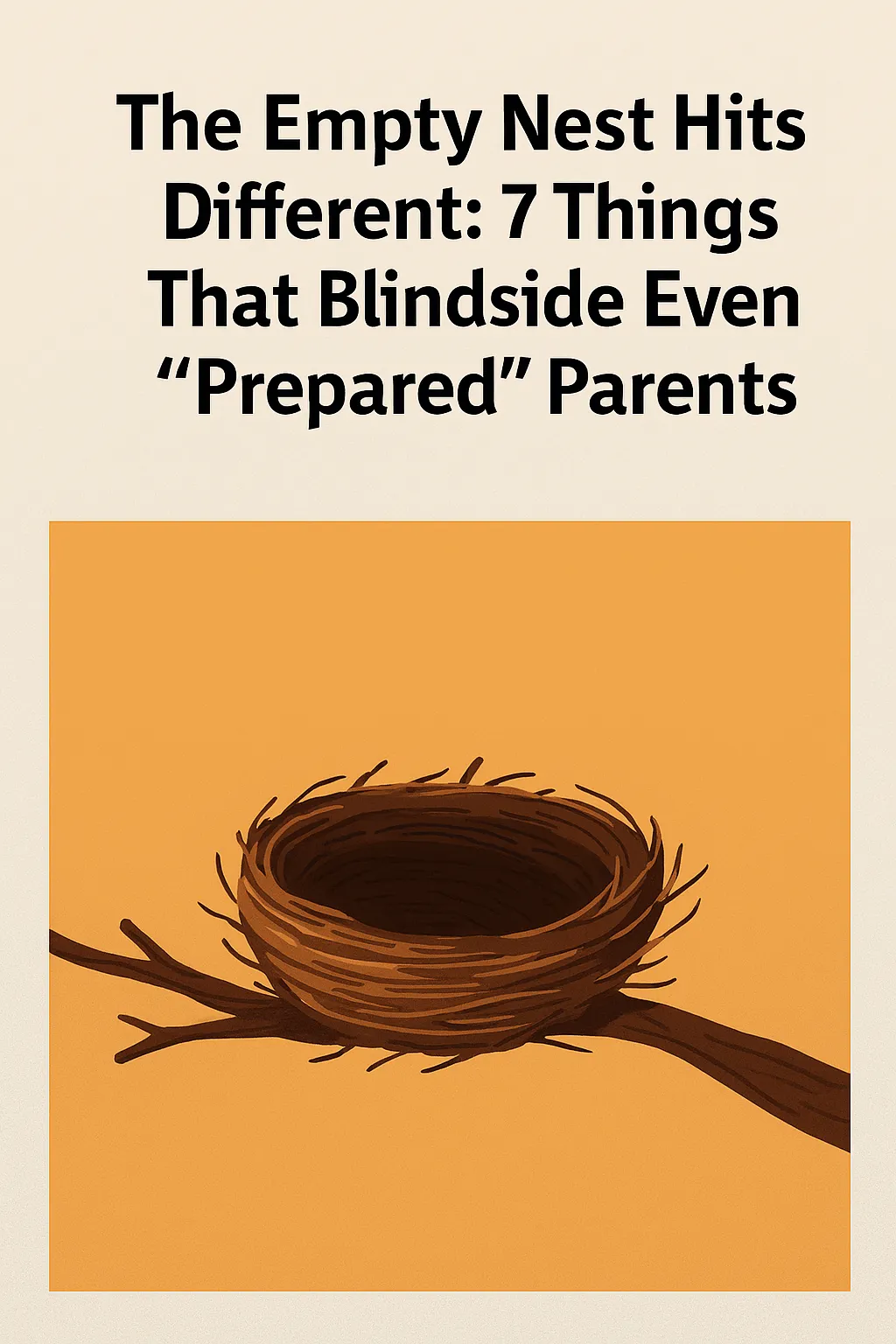 The Empty Nest Hits Different: 7 Things That Blindside Even “Prepared” Parents
