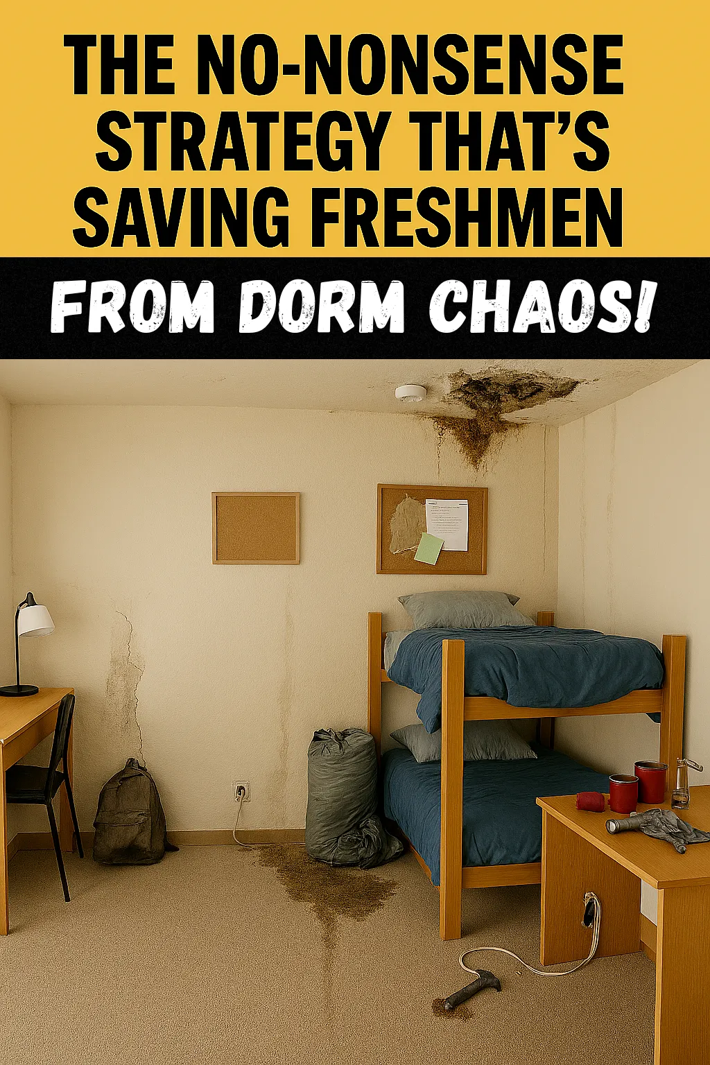 The No-Nonsense Strategy That’s Saving Freshmen From Dorm Room Chaos!