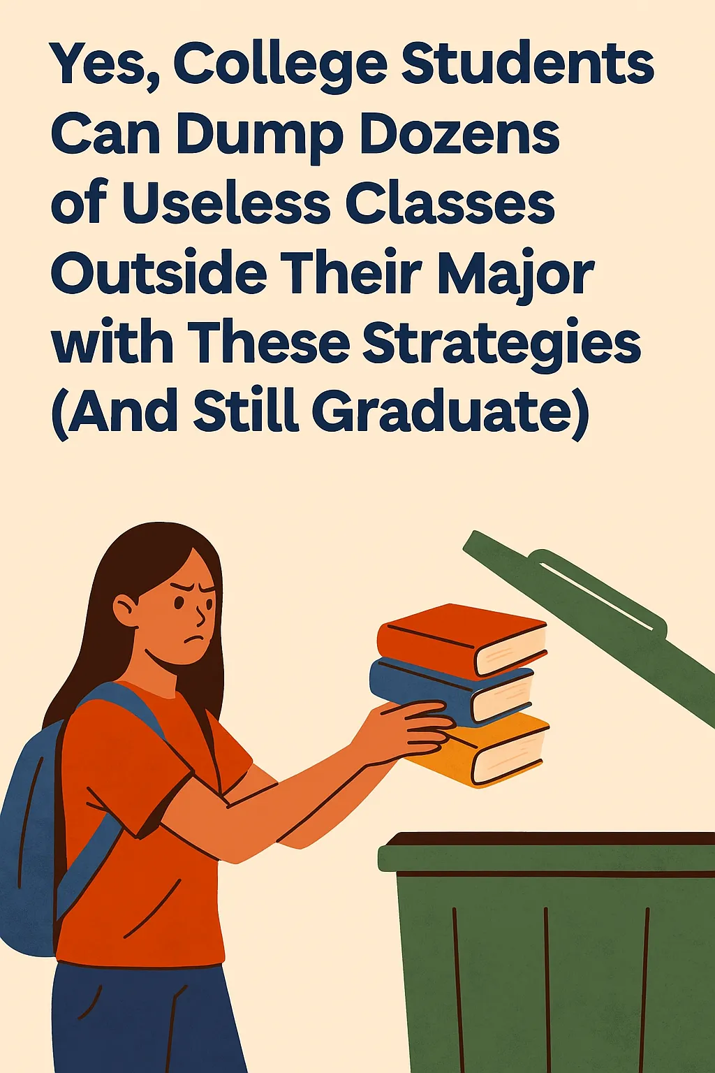 Yes, College Students Can Dump Dozens of Useless Classes Outside Their Major with These Strategies (And Still Graduate)