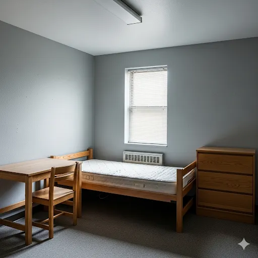 Why Are College Dorm Rooms So Drab, Depressing, and Minimal?