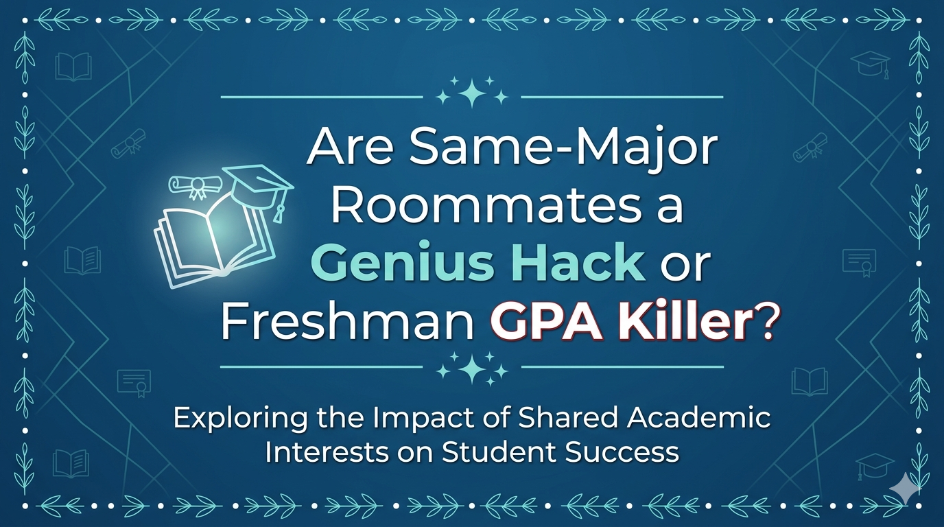 Are Same-Major Roommates a Genius Hack or Freshman GPA Killer?